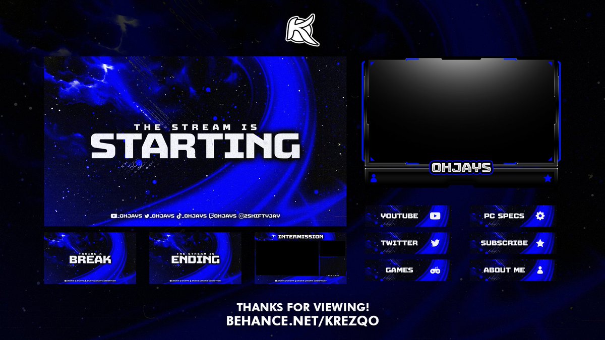 Krezqo's tweet photo. Twitch Package for @_ohJays 

Any Support Is Appreciated! ♥️
View More Of My Work Here: https://t.co/ga1Hy7eppK https://t.co/OOPU8E6YMW