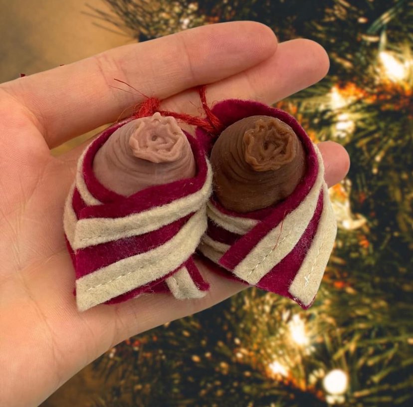 itssamanthaaaa_'s tweet photo. “the posh side of the family are coming for Christmas this year get the fancy ornaments out”

The Ornaments: https://t.co/J1hlcwOERU