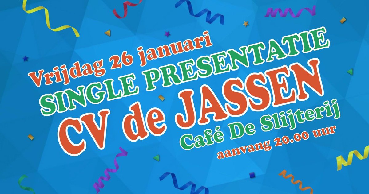 Zet de datum alvast in je agenda #cvdejassen #kruikenstad #carnaval #tilburg #carnaval2024 #feest