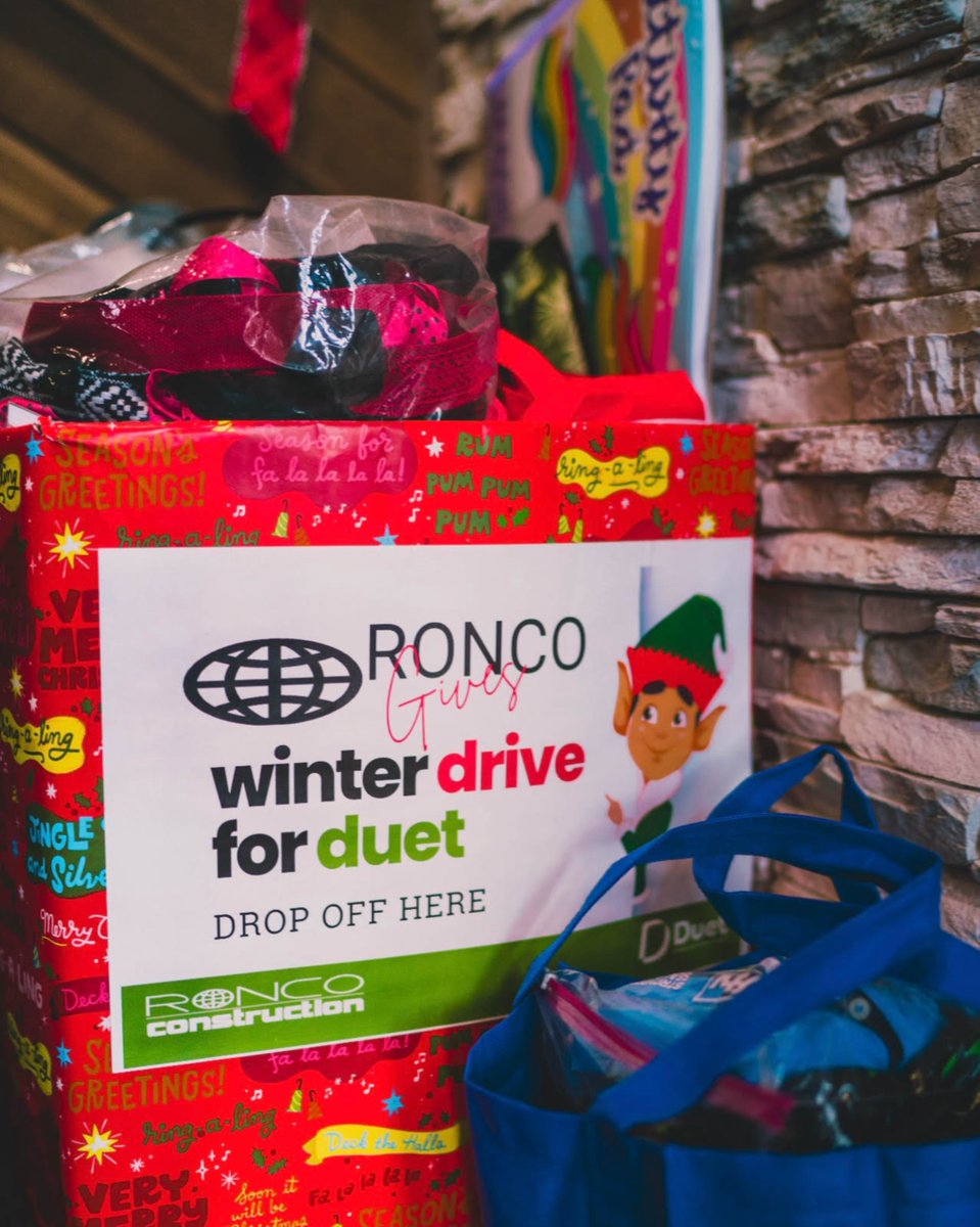 For the 4th year in a row, we are teaming up with <a href="/DuetNebraska/">Duet</a>  for a winter drive to collect Christmas wish-list items for the individuals and families Duet supports. We're accepting donations at our Omaha office until Wed., Dec. 6. Any help is appreciated.

 #RoncoGives #Omaha