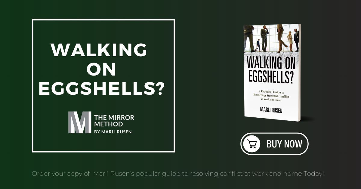 MarliRusen's tweet image. End conflict at work and home today!

buff.ly/3KIRliS 

#ConflictResolution
#MIRRORMethod
#Respect