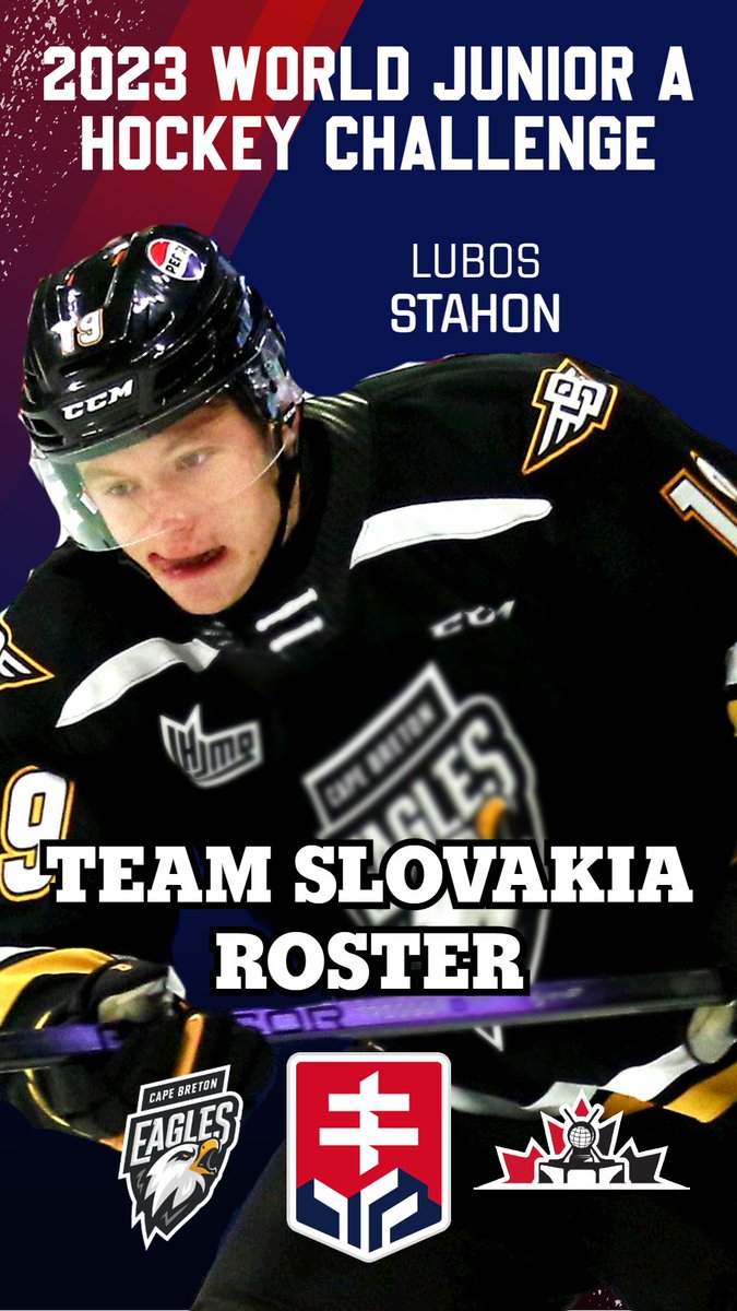 Eagles forward Lubos Stahon has been selected to represent Slovakia at the 2023 World Junior A Challenge.

Congratulations, Lubos.