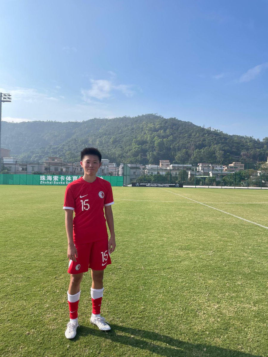 GVUWS_YWNWA's tweet photo. Good luck to our recent alumni Sharon Fung who got called up to the Hong Kong full national team!  Sharon is going to play in the upcoming East Asian Football Championship qualifiers. #YNWA https://t.co/Jmvmg8GFzk