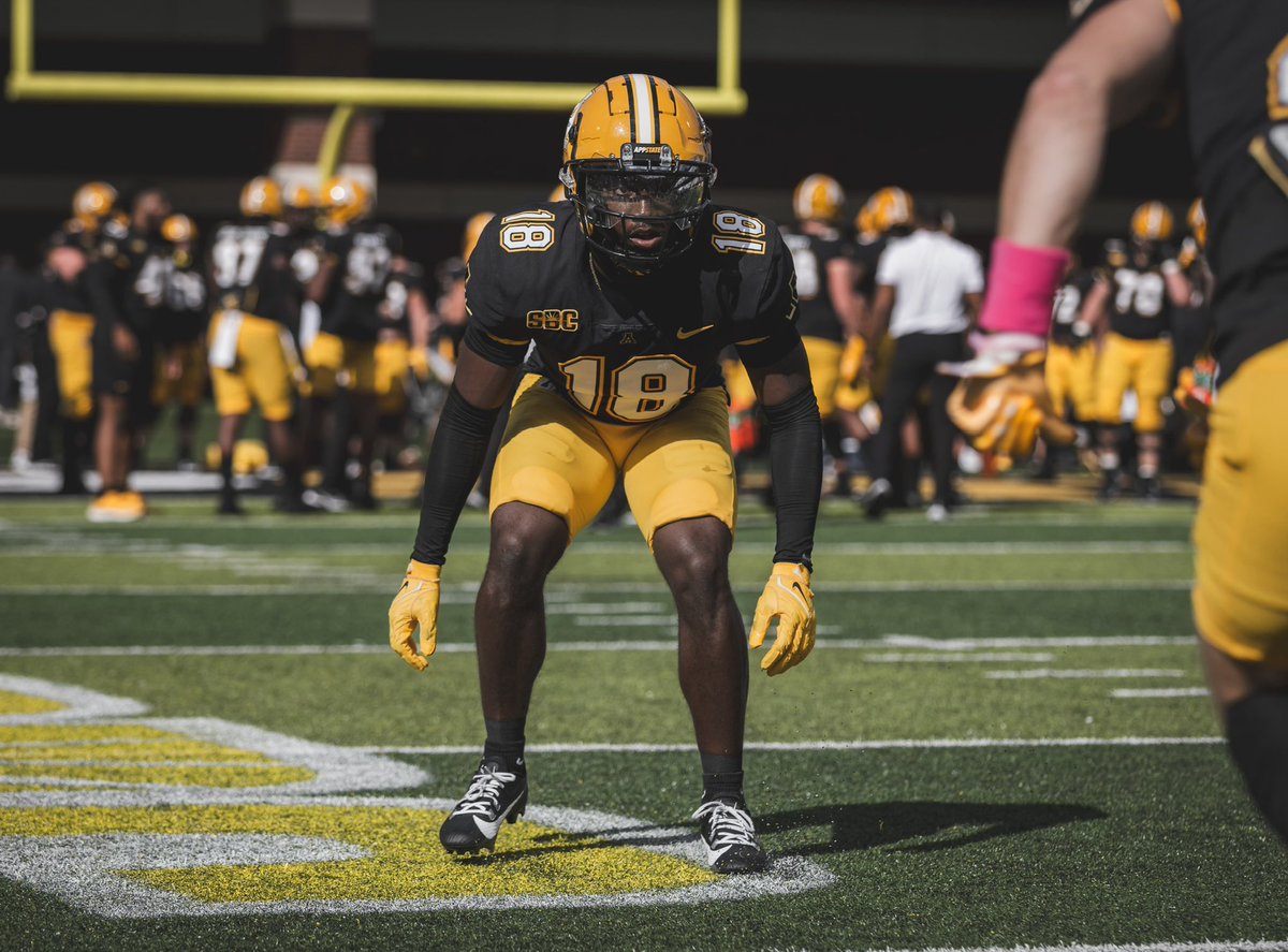 Thank you APP Nation! 
I have officially put my name in the transfer portal!
5’10 185 DB