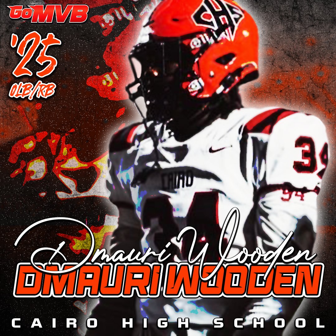 GoMVB Get Seen. Get Serious. Get to the Next Level (@gomvb) on Twitter photo 🚨Player Spotlight🚨
DMAURI WOODEN
'25 LB/RB
Cairo HS, GA
More Info: app.gomvb.com/profile/dmauri…
Follow: <a href="/Dmauri27/">Dmauri Wooden</a>
#gomvb #hsfootball #studentathlete #collegerecruit #collegerecruiting #athlete 🚨Player Spotlight🚨
DMAURI WOODEN
'25 LB/RB
Cairo HS, GA
More Info: app.gomvb.com/profile/dmauri…
Follow: <a href="/Dmauri27/">Dmauri Wooden</a>
#gomvb #hsfootball #studentathlete #collegerecruit #collegerecruiting #athlete