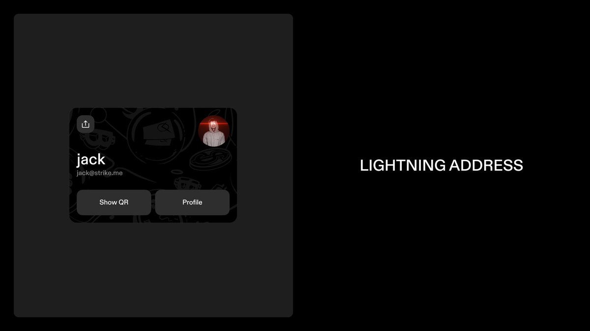 PAY 👏 TO 👏 LIGHTNING 👏 ADDRESSES 👏 all Strike users can now send money  to Lightning Addresses! you can send #bitcoin, fiat, or stablecoins to  other Lightning Addresses on the open
