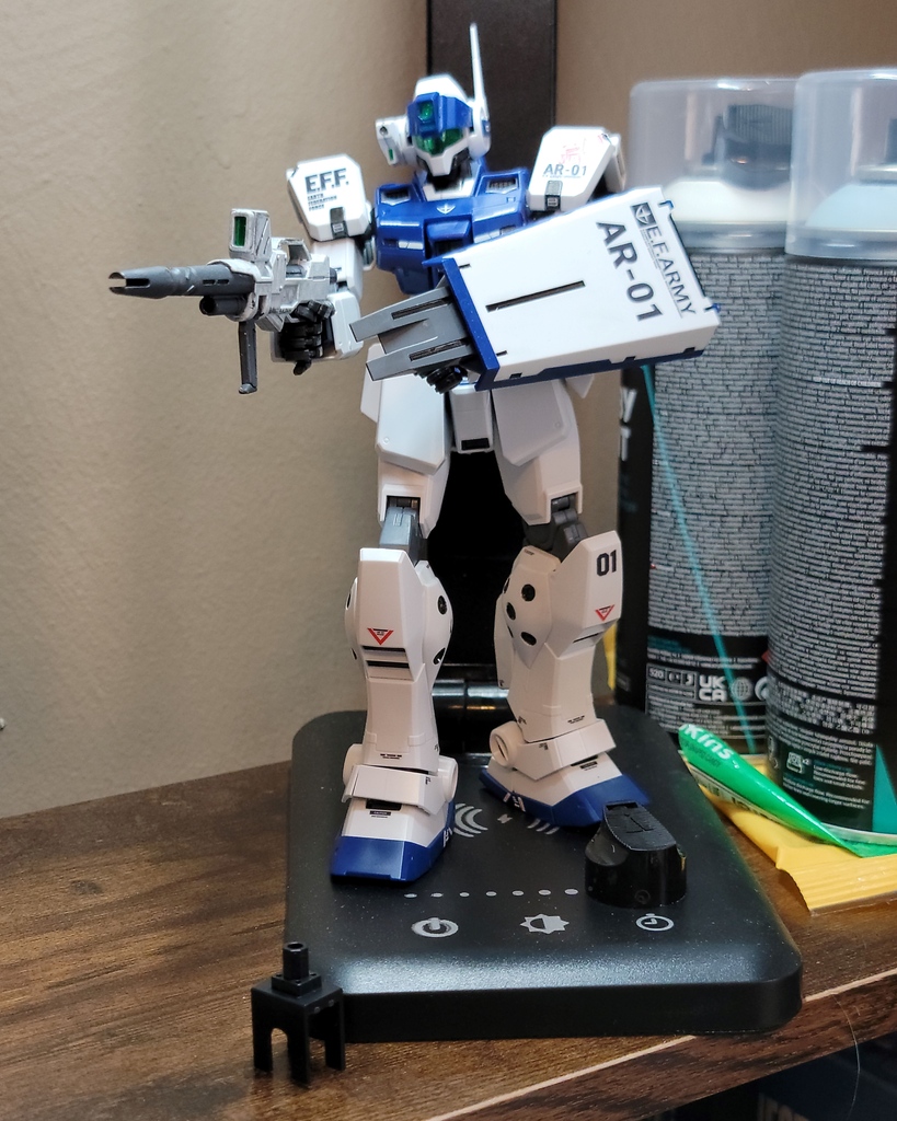 MechaWarehouse's tweet image. A little snap build detailed with G-Rework decals and Metallic Gundam Markers! What’s your favorite way to add extra detail to a build?

Kit: MG 1/100 GM Sniper II White Dingo Custom
Builder: BurntOutMedic (IG)

‌#GMSniper #WhiteDingoCustom #GMSniperII #MasterGrade #MGGMSniperII