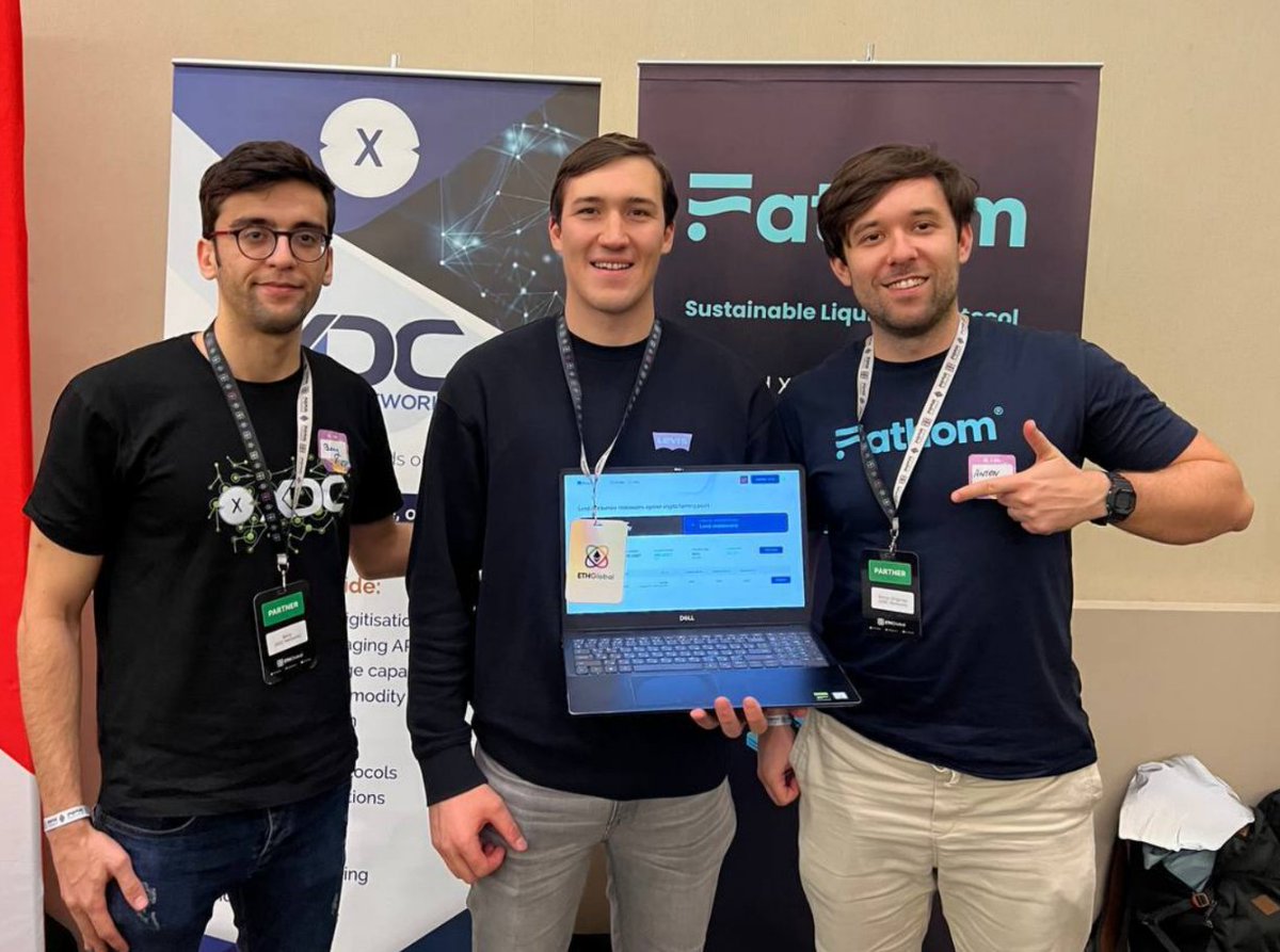 ArtemFMX's tweet image. @XDCFoundation 
Many thanks to @ETHGlobal Istanbul organizers for opportunity to participate in this incredible event!
Our team won 4 prizes with &quot;.Finance&quot;:
1. @0xPolygon zkEVM DeFi Challenge
2. @Fathom_fi  - 2nd Place 
3. @Scroll_ZKP - deploy on Scroll
4. @arbitrum - pool prize