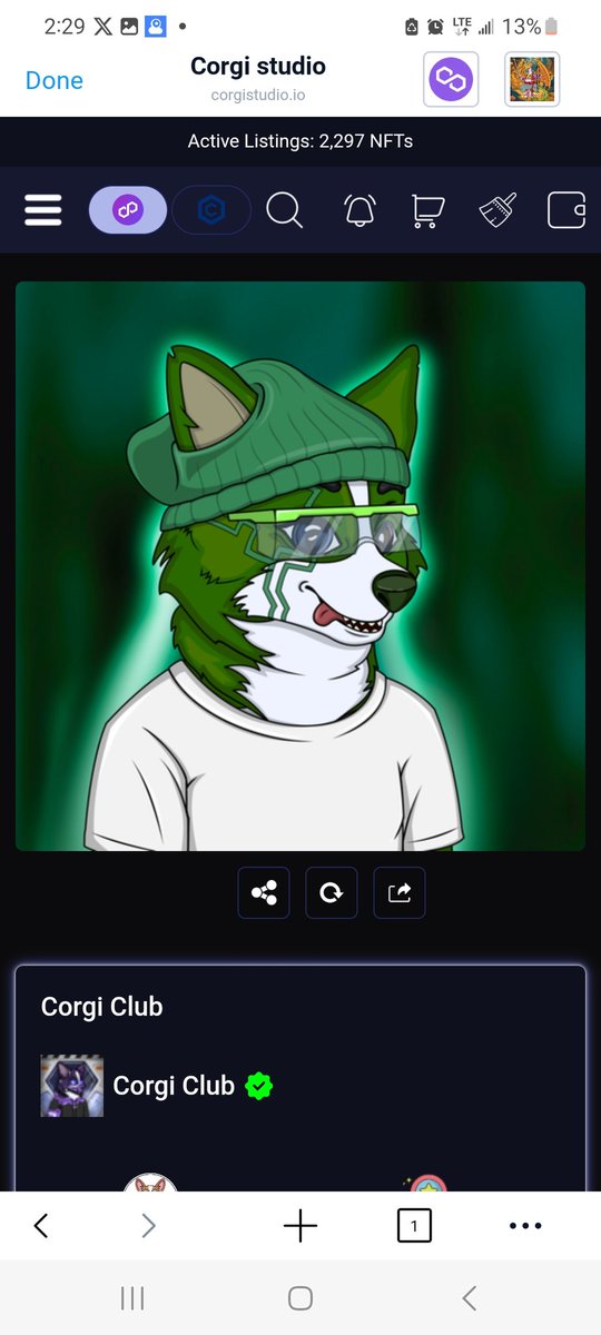 _TheSubie_'s tweet image. @CronosCorgi #Matic Poly corgi minting or secondary on #CorgiStudios