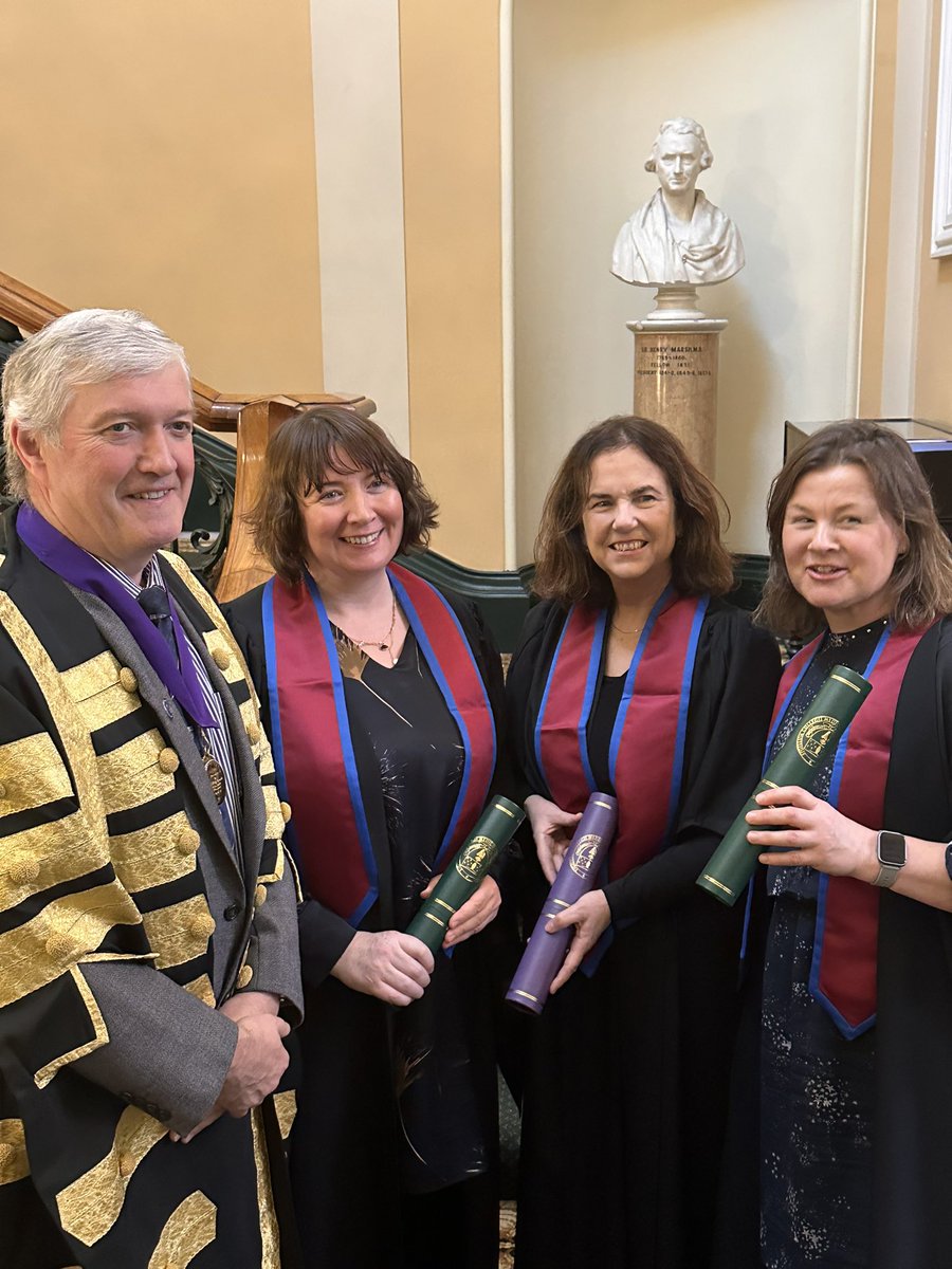 leanbrid's tweet image. A fitting finale to a fabulous learning experience with wonderful teammates. Graduation day @RCPI_news 
Post grad cert in quality improvement leadership in healthcare ✅
Delivering improved and safer healthcare ✅
@FionaMcMor63064 

@PeterLachman @johnfitzsimons9 @Jibberydo  🙌👏