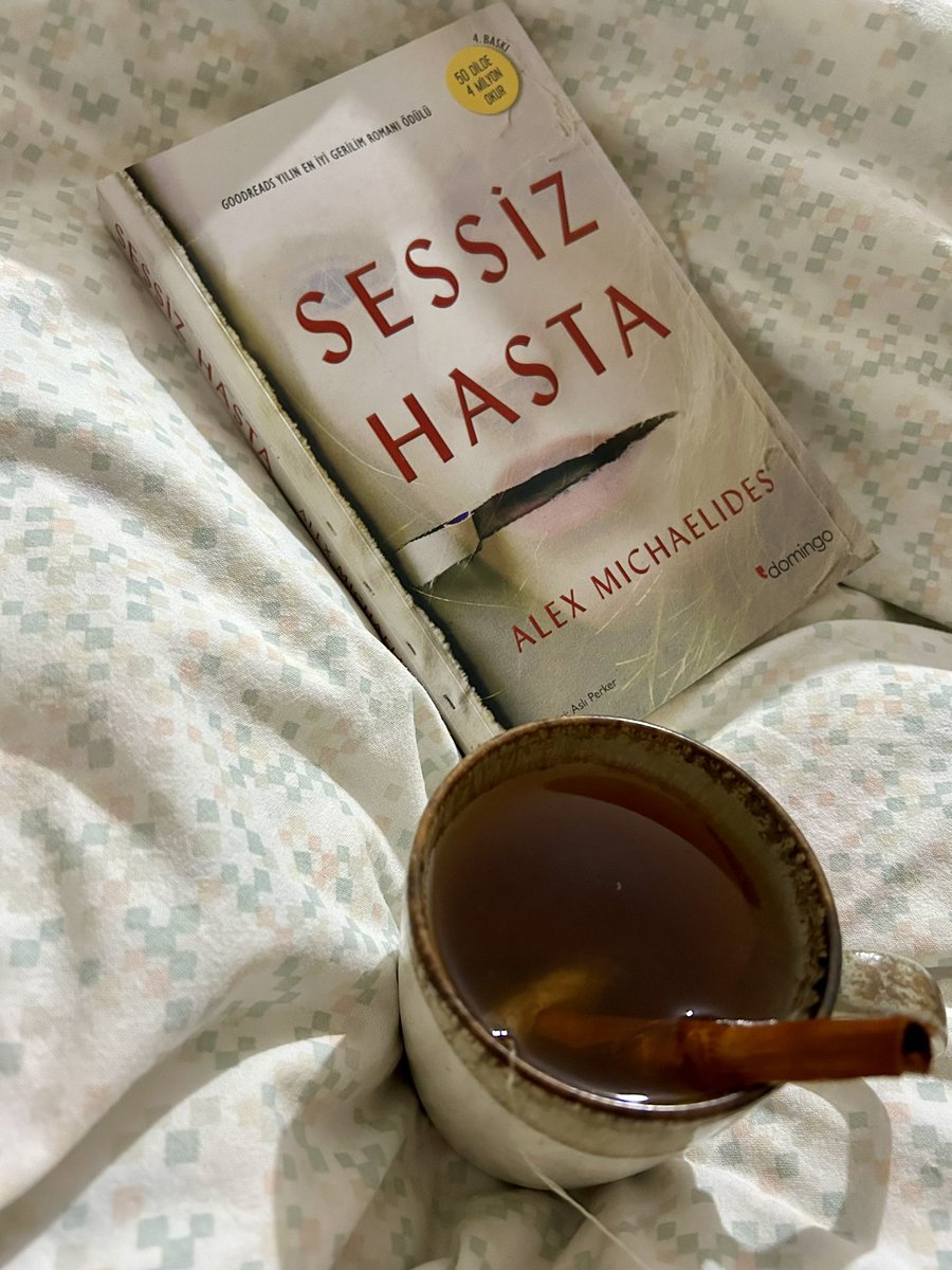 Grip olmuşken yeni başlayacağım kitap tercihim zor olmadı 🫠🤧😅 #Sessizhasta