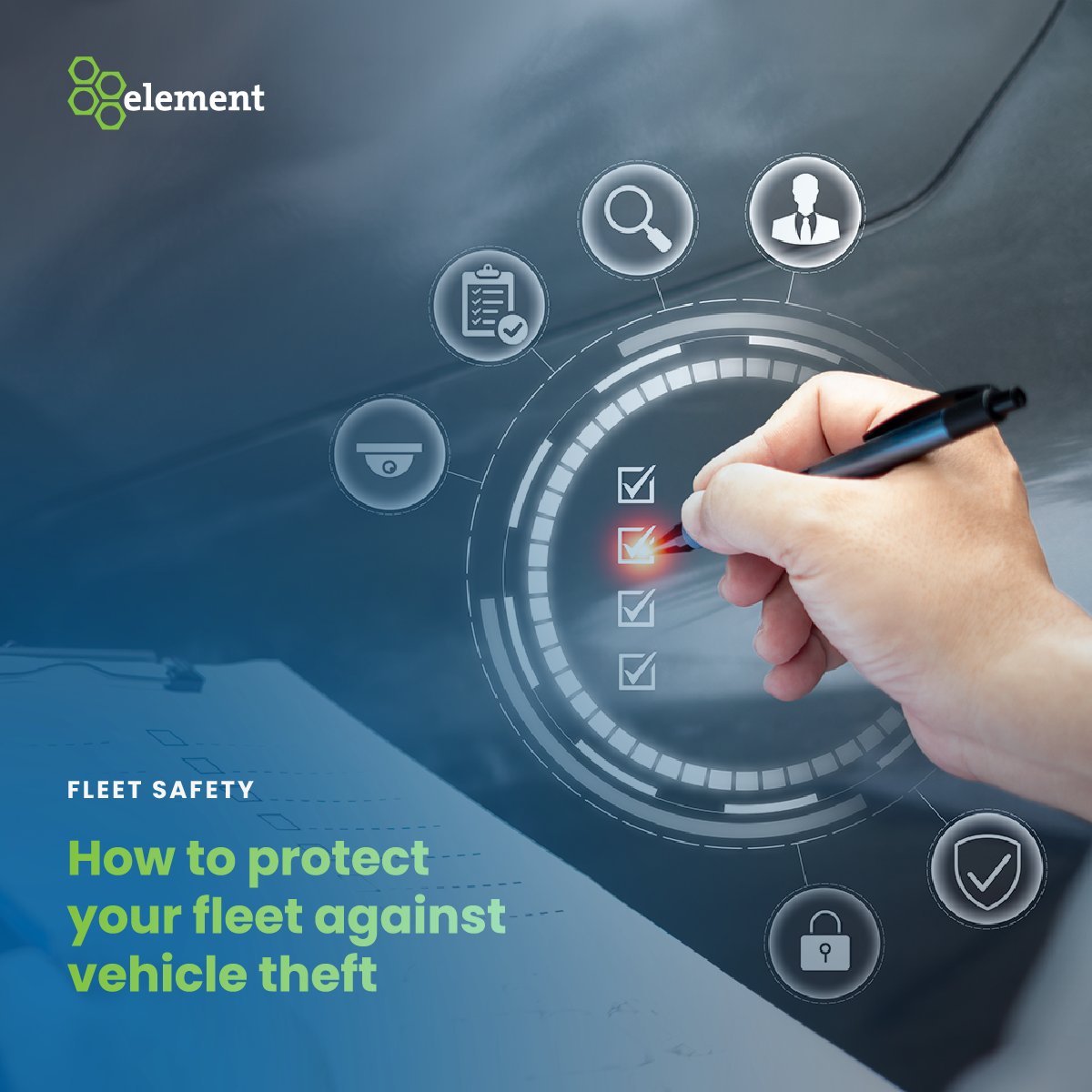 ⚠️ With the rise of vehicle theft in North America, you can elevate your commercial fleet's security with these five essential procedures.   
  
Learn more @ElementFleet: bit.ly/3N85SoE

#ElementDrivesResults #FleetManagement #FleetSafety #VehicleTheft #PreventCarTheft