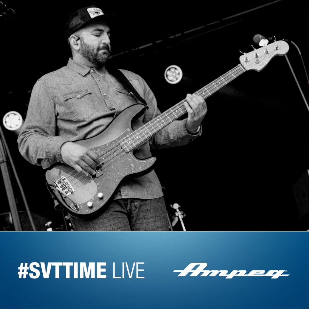 Join us tomorrow, Dec 5th at 11 am PT / 1 pm CT / 2 pm ET / 7 pm GMT on the Ampeg YouTube channel for #SVTTime Live, featuring special guest Alex Bachari! If you have any questions for Alex, Dino, or Dom, post them in the comments, or live during the stream to have them answered.