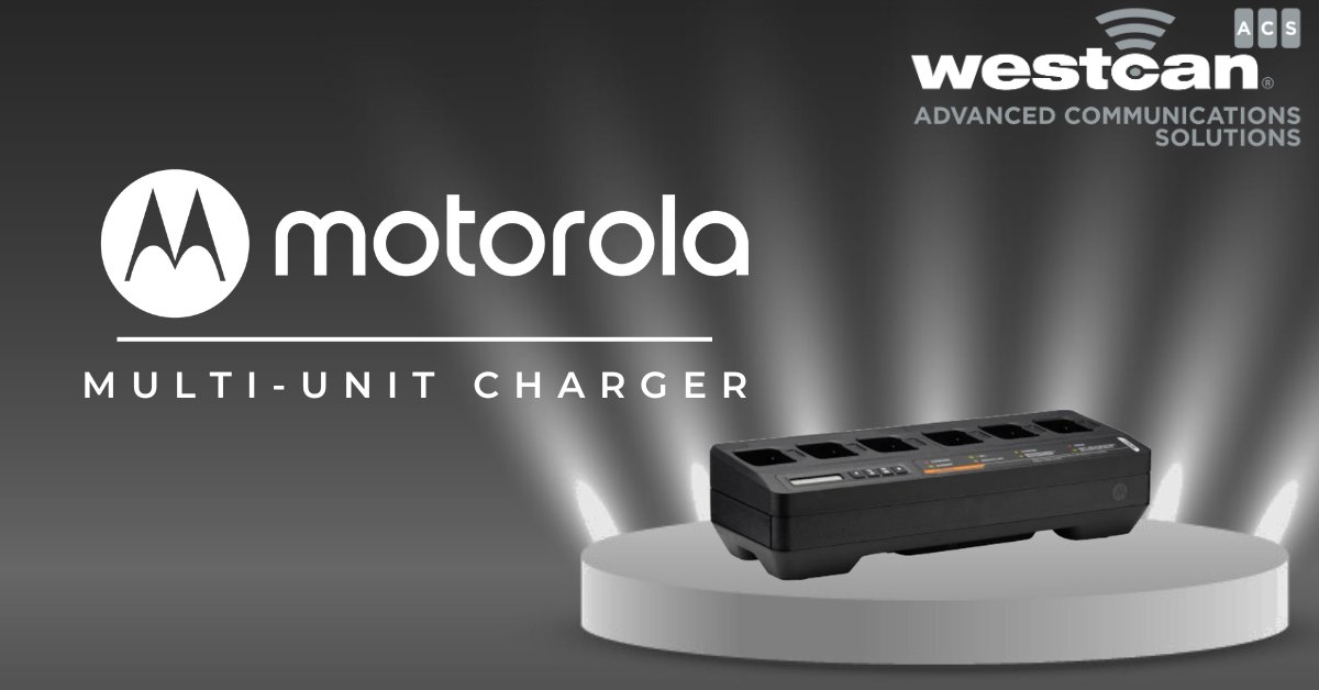 The IMPRES 2 Multi-Unit Charger can charge up to 6 radios or batteries simultaneously.

Contact your Westcan Sales Representative to place an order today!