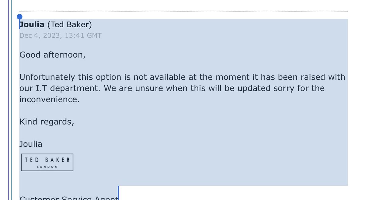 This has been going on since at least last Thursday. Sort yourselves out guys, it’s the 4th December today!