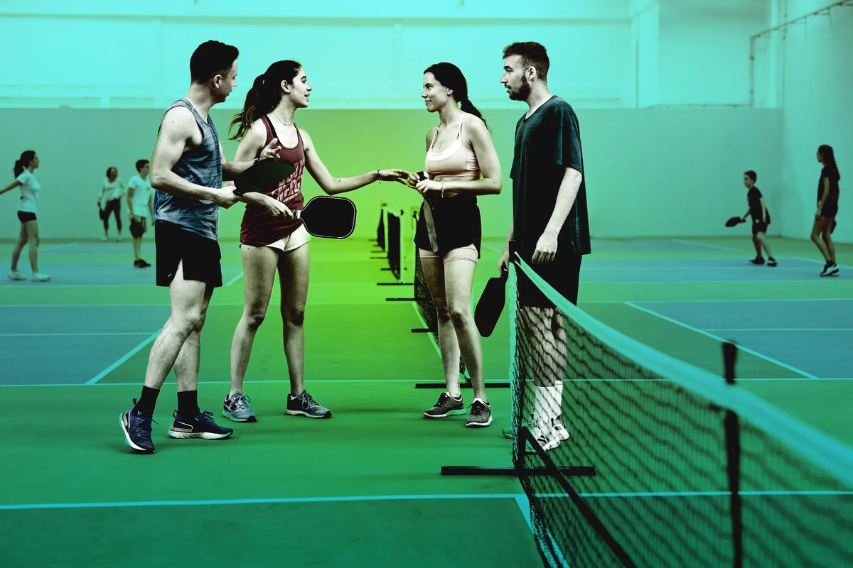 Pickleball's tweet image. Pickleball is no longer just a sport - it's a networking goldmine! A recent study by Placer.ai reveals fascinating trends:

More middle and lower-income players are joining the ranks, diversifying the pickleball community. 

The median household income of players is…