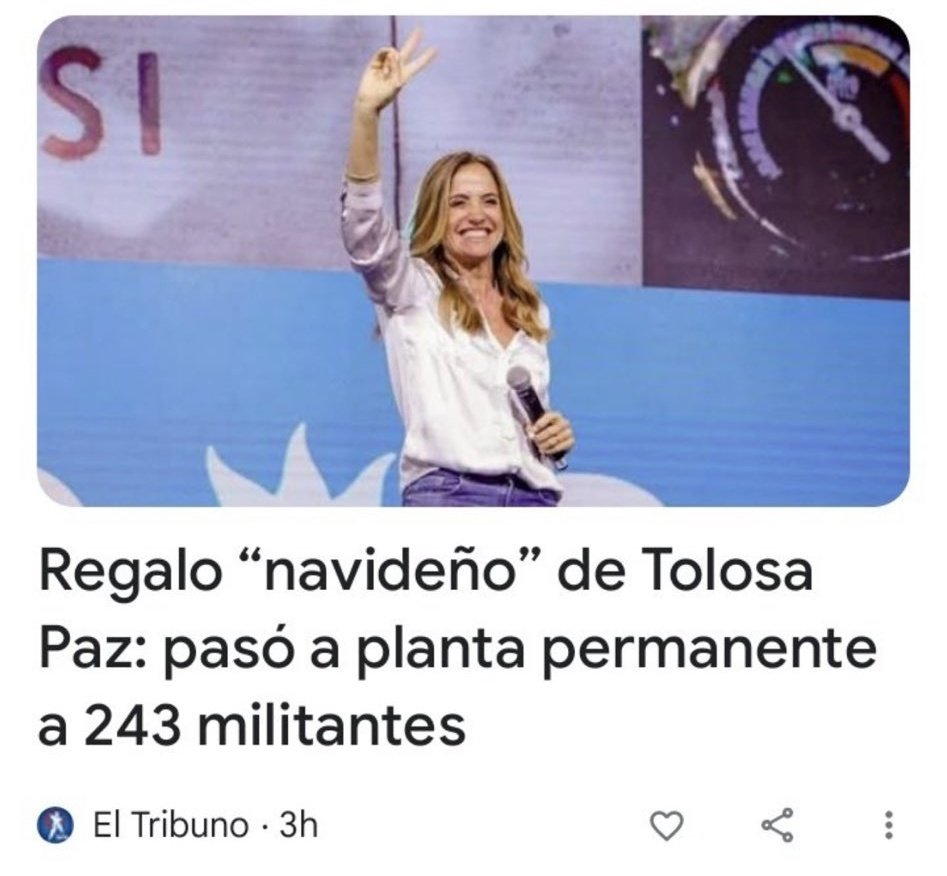 kmacandall's tweet photo. Paso 1
Echar a los 243

Paso 2
Reclamarle judicialmente a Tolosa Paz cualquier costo resultante. https://t.co/mnc1TnGDVi