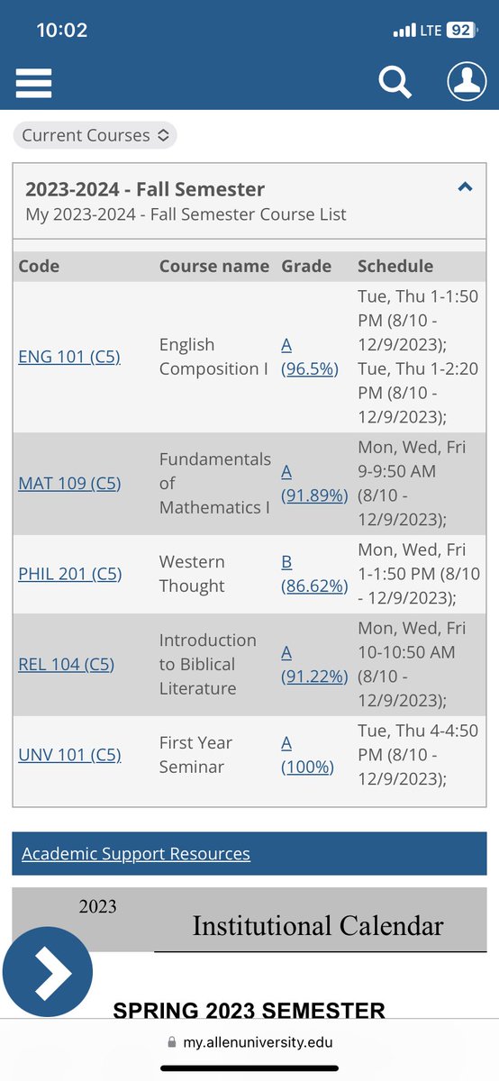 First semester completed ‼️✍🏾
