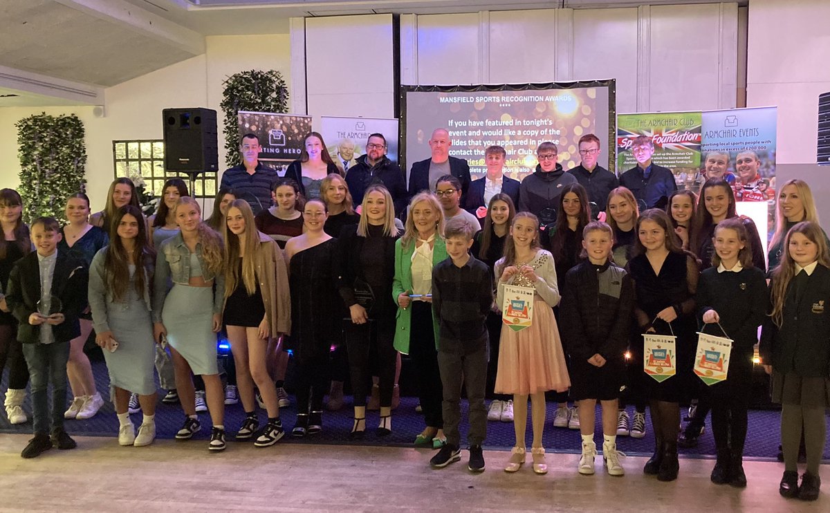 Pleasure to be part of the #sra2023 Mansfield Sport Recognition Awards to celebrate Mansfield Sport 🏉 🎾⚽️ including the School Games Awards🏆 Well done to all the nominees and winners @YourSchoolGames Great to see @CHenshawGB as such a local inspiration 🌟