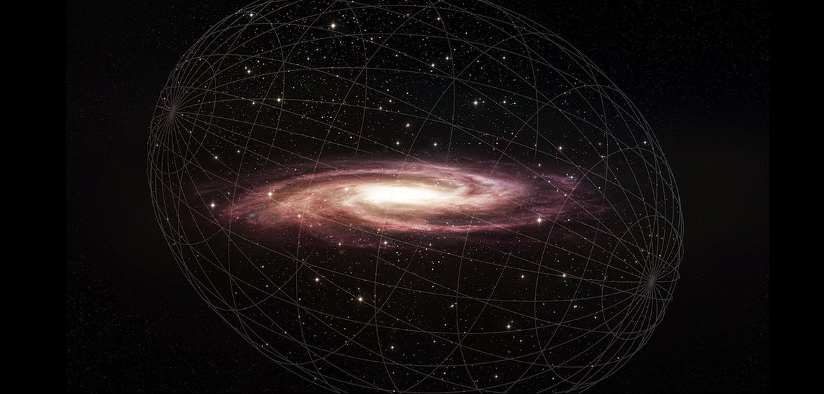 Dark Halos and Warped Disks Can impact-tilted dark matter halos explain why so many spiral galaxies have warped disks? aasnova.org/2023/12/04/dar… @CenterForAstro