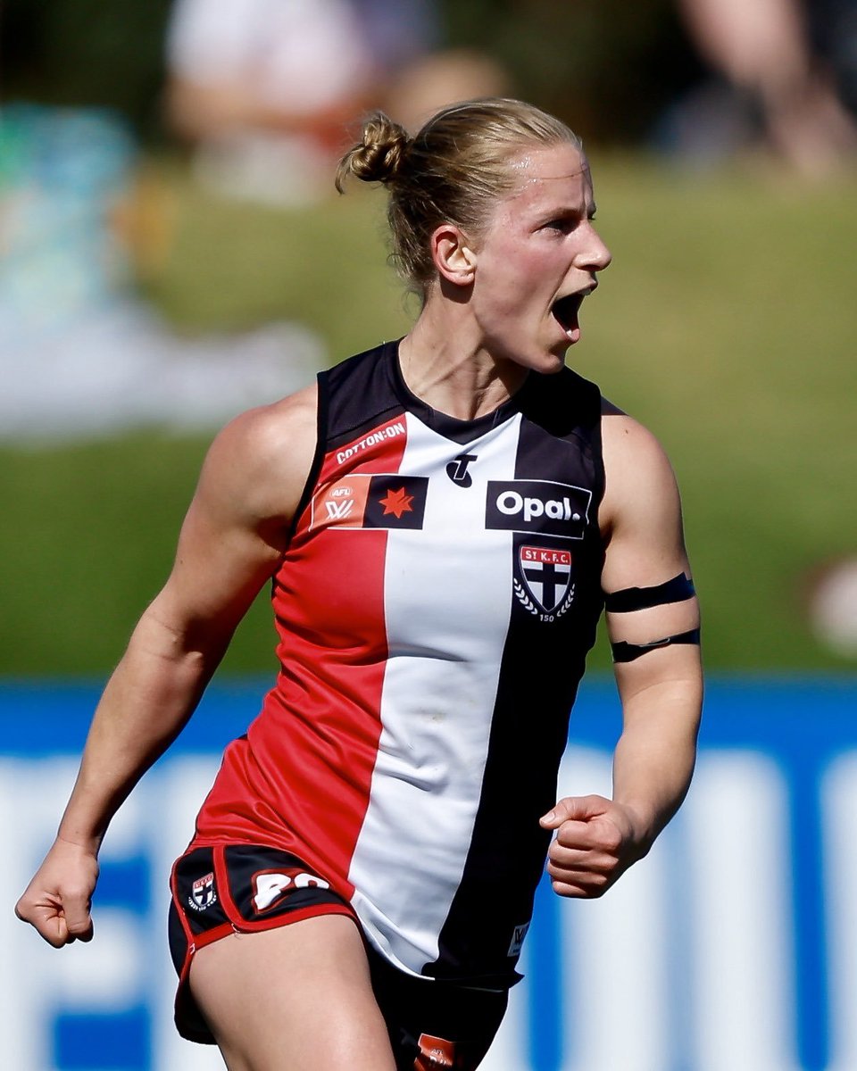 unpluggered's tweet photo. Congratulations to JAIMEE LAMBERT for winning the @stkildafcw Best and Fairest in her debut season at Moorabbin!

Lambert finished the season with averages of 19 disposals, six tackles and five clearances per game.

#SaintsFooty #LetsOwnIt https://t.co/aFBkb4mdTc