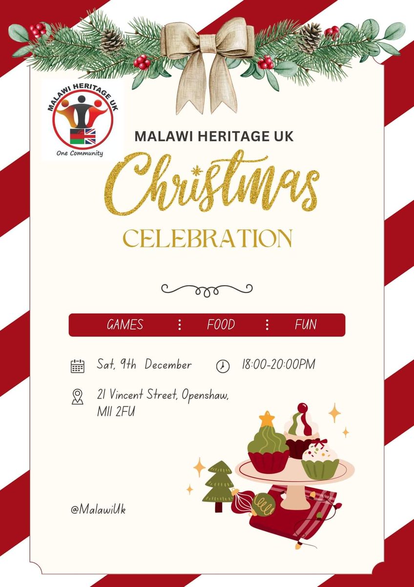 Malawi Heritage UK bringing people together. Come and celebrate the festive season with us, DO NOT BE ALONE this. Christmas 🎄 🎄🎄 Thanks @forevermanc