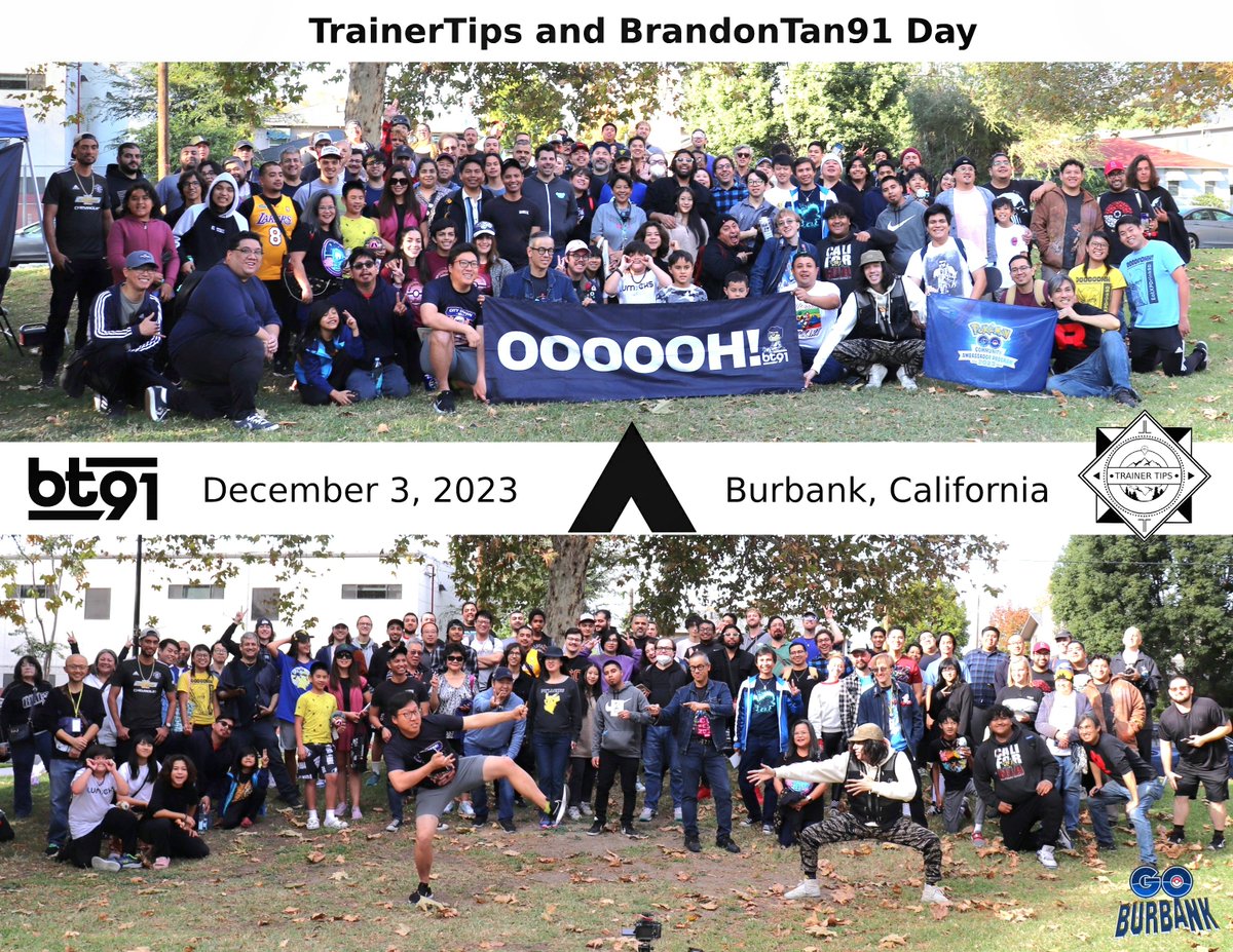 We had a great time hanging out with the #PokemonGO community in Burbank, California yesterday (3Dec) raiding Samurotts 🥳
Thank you everyone for coming, hope to see you all again in February for Sinnoh Tour 🤩
