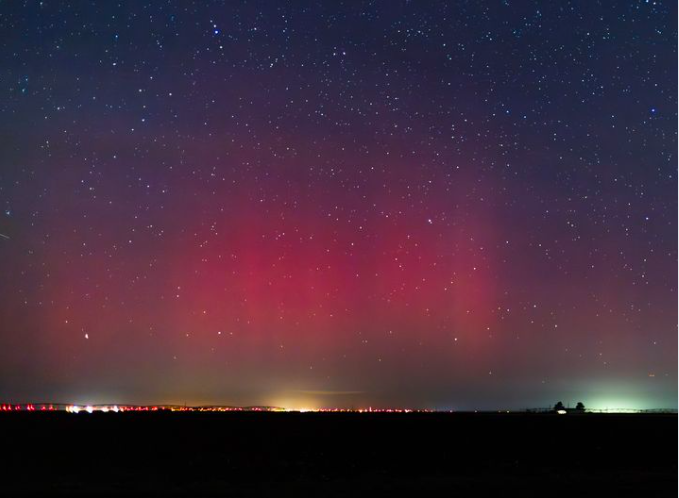 ABC7Amarillo's tweet photo. The Northern Lights made their 3rd appearance over the Texas Panhandle last week. (Credit: Blake Brown Photography) DETAILS: https://t.co/3fQRua143E https://t.co/r2dC0Ccom6
