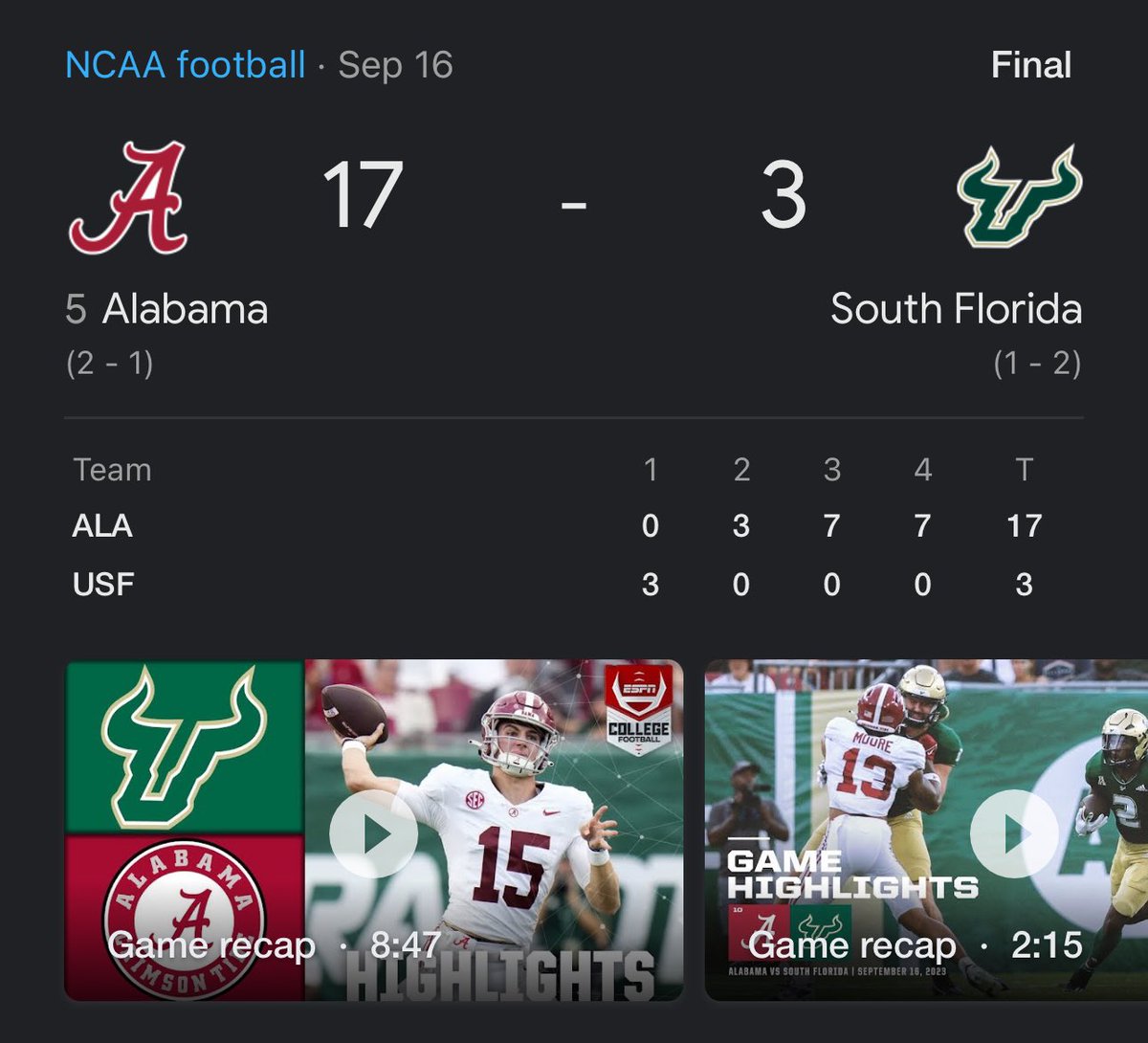 CourtsideClique's tweet photo. FSU fans, give it up. You cannot struggle with a severely overrated Louisville team and then think you will show up against Bama. https://t.co/Okzl7vIe1m