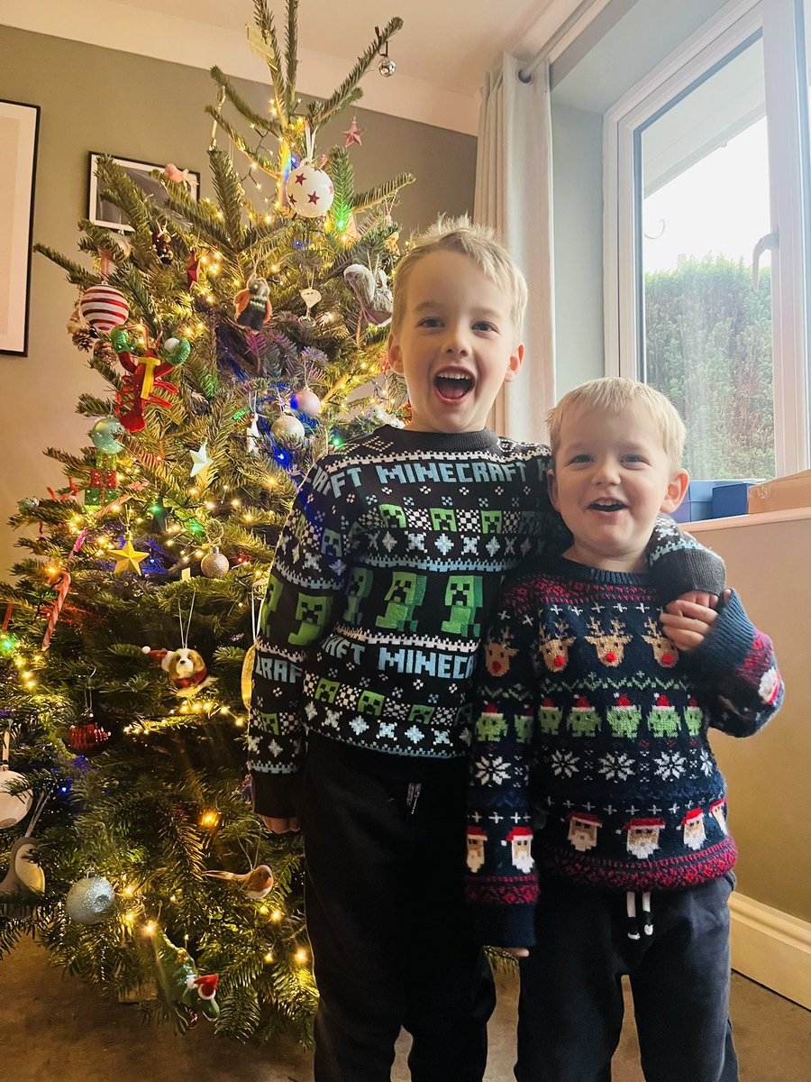 Christmas has arrived in our house 🩵🩵