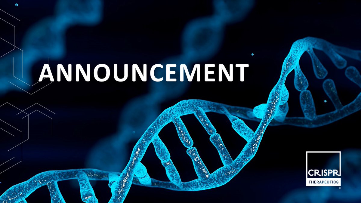 Today, we provided an update on our immuno-oncology pipeline of CRISPR/Cas9 gene-edited allogeneic chimeric antigen receptor (CAR) T cell product candidates and we announced expansion into autoimmune disease. Learn more here: bit.ly/4a8zpsM