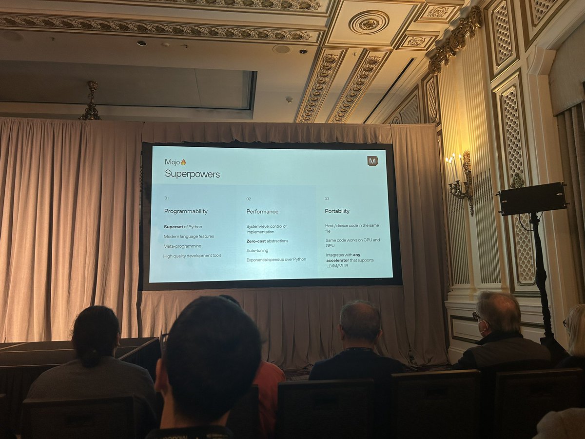 FlintCasey's tweet photo. Developers in the audience at #Modcon23 are audibly “wow”ing and “ooh”ing at Mojo feature announcements - great presentations by their team! https://t.co/vqfsJkaimv