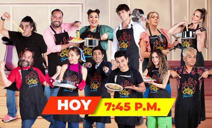 Rodrigo67554808's tweet photo. ¿Hoy es el estreno de la revancha de #ElGranChefFamosos! ¿Tienes favoritos? 👀🔥 https://t.co/xnMoTm1V8z