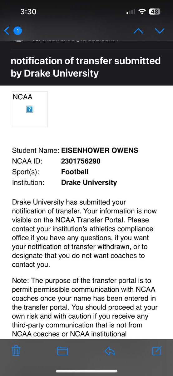 God’s plan‼️4 years of eligibility remaining