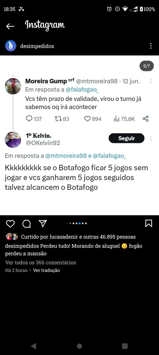 OKelvin92's tweet photo. @pedrocertezas CERTEZAS EU TAMBÉM FUI ETERNIZADO NESSA CHACOTA NACIONAL QUE É O BOTAFOGO 2023. 

#EuNaoAguentoMais https://t.co/z2zKKvdMSH