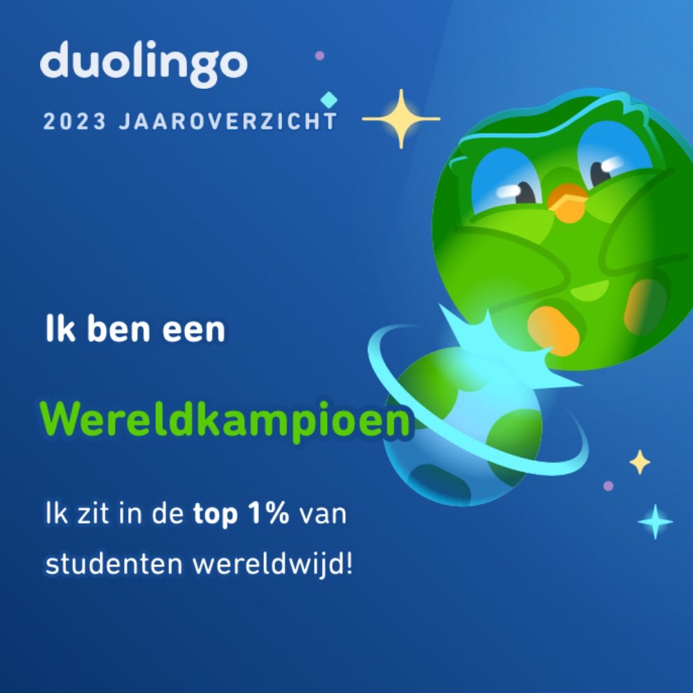 Ik ben een Wereldkampioen! Wat is jouw Duolingo-leerstijl? #Duolingo365