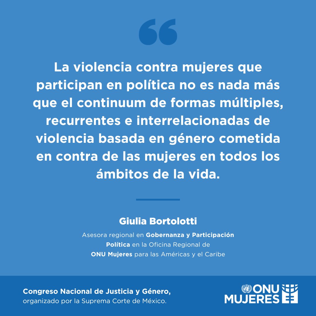 🟠 En el marco de los #16días de activismo contra la violencia de género participamos en el Congreso Nacional Justicia y Género organizado por la <a href="/SCJN/">Suprema Corte</a>. ⬇️