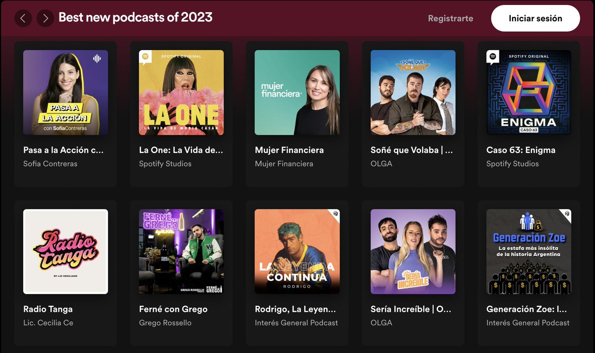 ¡Buenas nuevas! 🌟 Nuestro #podcast, entre los 10 mejores del 2023. 🎙️ ¡Gracias a esta comunidad y todas las personas que participaron por hacerlo posible! Pronto volveremos con nuevos episodios 💪 Escuchanos acá: open.spotify.com/show/0yaco3bHF… #Finanzas #Spotify