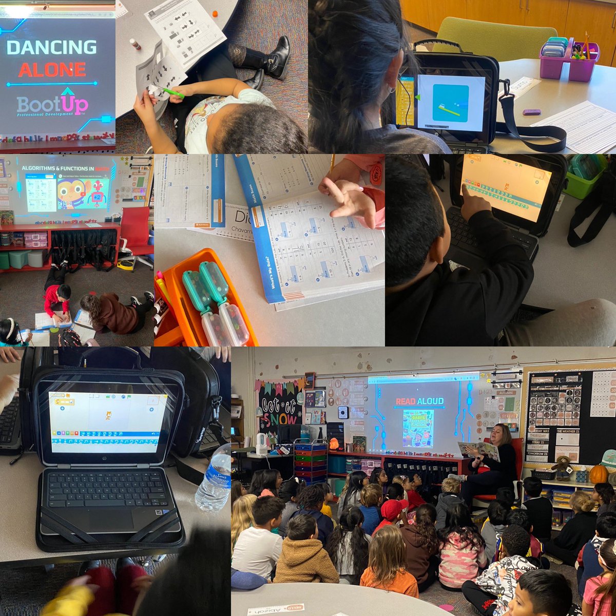 Smartiesn2nd's tweet image. #csedweek kicked off with algorithms and functions. We had a great read aloud to kick off the day, practiced Cha Cha slide and had a great dance party with Scratch Cat!! #cs4ia @bootuppd @iowacsta @iowastem @iowaaea @IADeptofEd