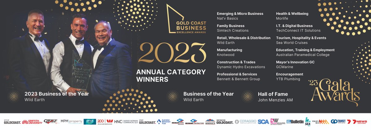 Congratulations to Wild Earth Australia, our 2023 Business of the Year, and to all of our 2023 Annual Winners! 👏 👏 🏆 🏆 A wonderful recognition for your achievements and amazing businesses.