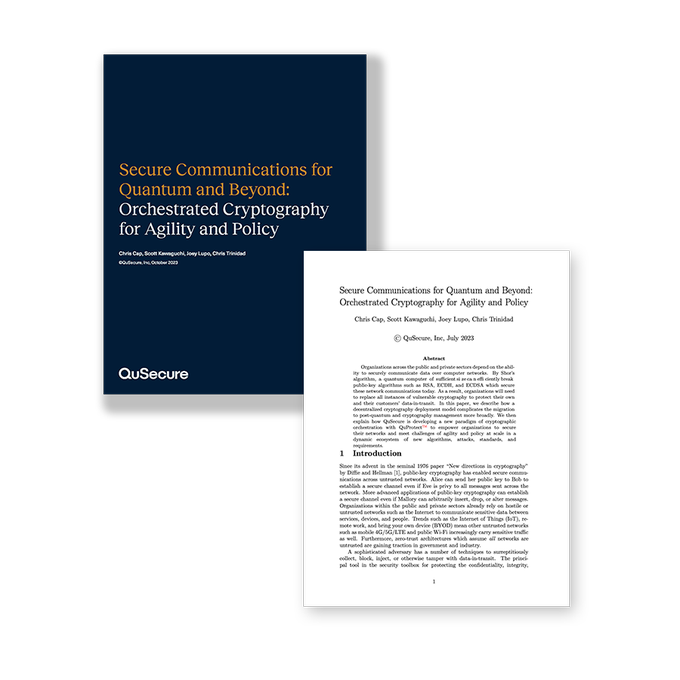 QuSecure Secure Communications for Quantum and Beyond