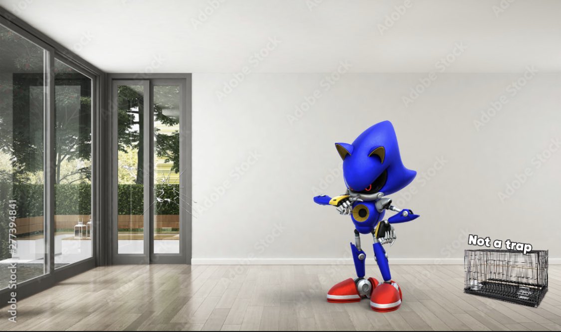 255707 - safe, artist:tiolimond, metal sonic (sonic), fictional