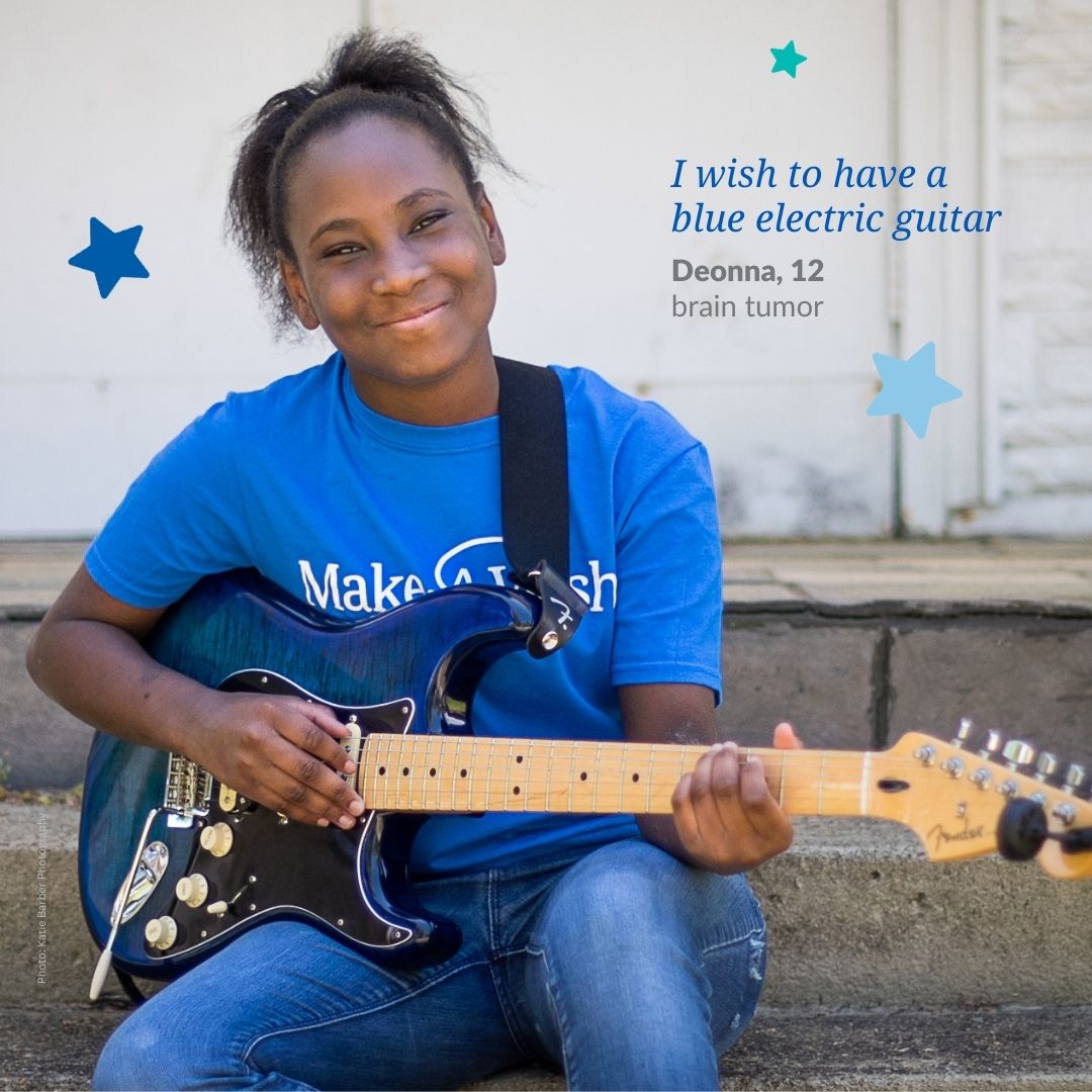 “I know that my wish for this guitar is a steppingstone to something greater … It’s a reminder of what I have been through and how I made it.” – Deonna Create hope for more wish kids by participating in the 2023 <a href="/subaru_usa/">Subaru</a> #ShareTheLove Event: wish.org/Subaru