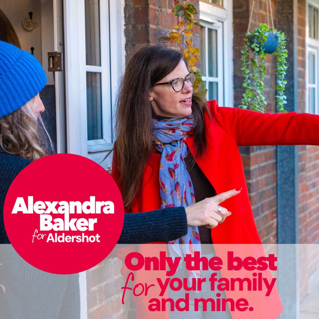 Alex Baker MP (@ms_alex_baker) on Twitter photo Thank you to all the Labour members across Aldershot, Farnborough, Blackwater, Hawley and Yateley who have given their time to speak to me about our campaign.
Your passion for our area is inspiring. Together we can give our communities a new start. <a href="/AldershotCLP/">Aldershot & Farnborough Constituency Labour Party</a> Thank you to all the Labour members across Aldershot, Farnborough, Blackwater, Hawley and Yateley who have given their time to speak to me about our campaign.
Your passion for our area is inspiring. Together we can give our communities a new start. <a href="/AldershotCLP/">Aldershot & Farnborough Constituency Labour Party</a>