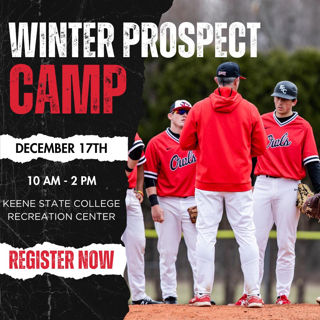 We’re less than two weeks from our Winter Prospect Camp!  Light pens, plenty of swings and defensive drills.  #ExpectMore