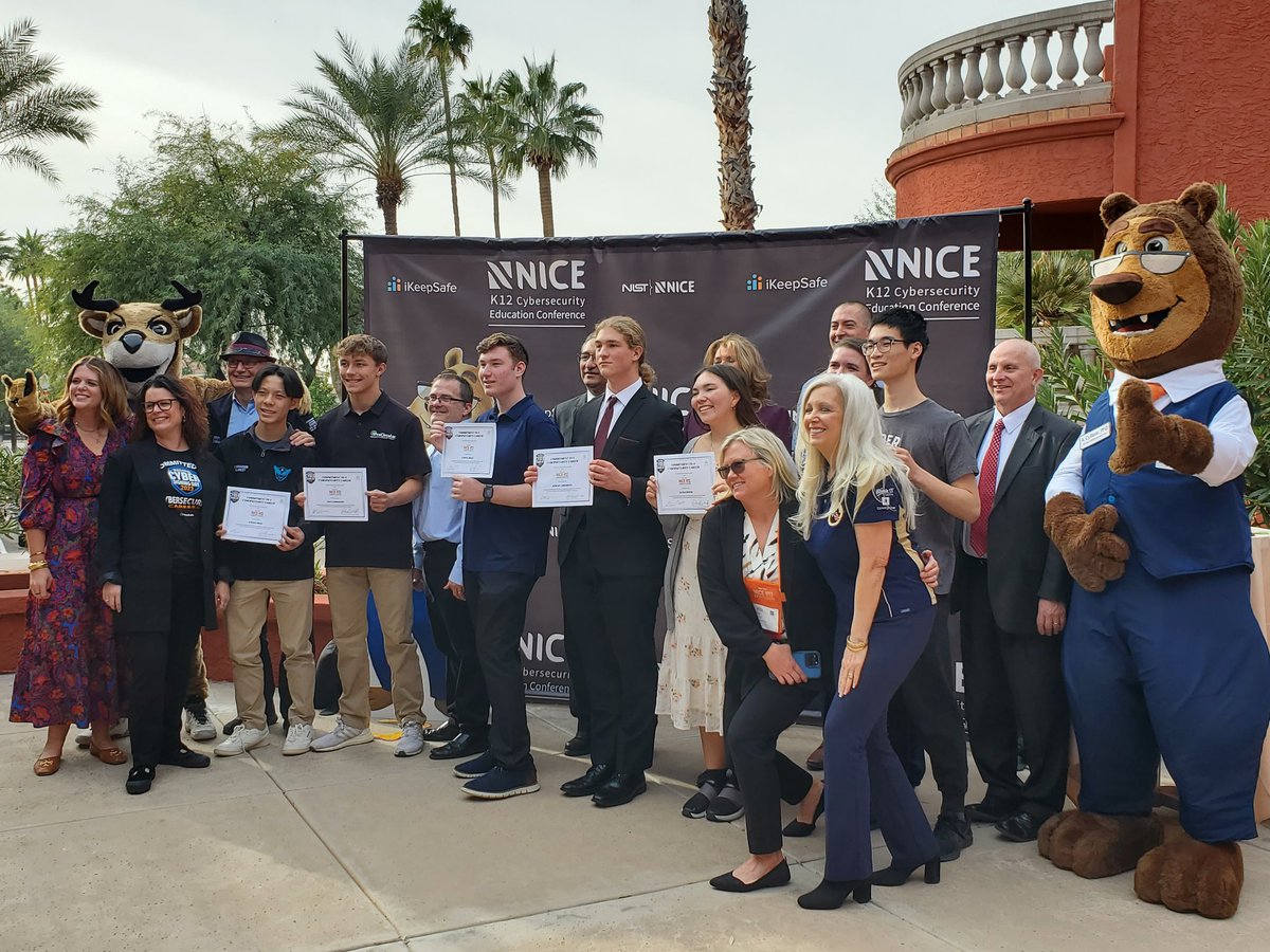 Congrats to this year's National Cyber Signing Day students! Thanks also to <a href="/GCUThunder/">Thunder</a> for the amazing energy and friendship you shared ✨️
