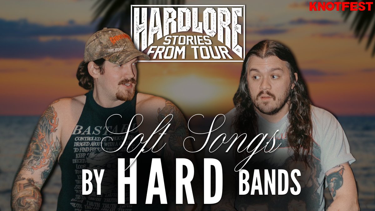 This Thursday on HardLore we discuss a topic we’re passionate about… “Soft Songs by Hard Bands” Tell us your favorites below.