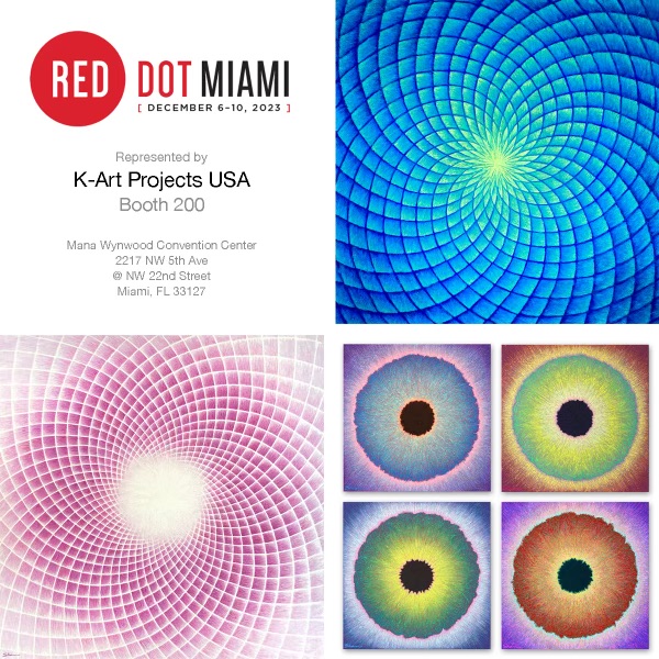 Here's a preview of the art by award winning fine artist Shan Ogdemli, to be featured at Red Dot Miami. Dates are Wednesday, December 6 through Sunday, December 10, 2023, at Booth 200 represented by K-Art Projects USA. It should be a very exciting show! #RedDotMiamiBeach