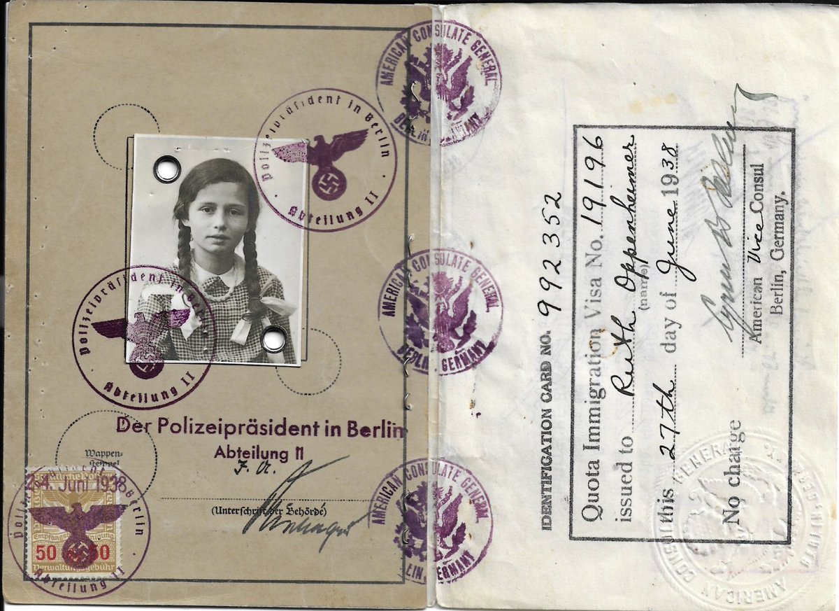 HolocaustMuseum's tweet image. Despite staying mostly within the walls of her deaf Jewish school, Ruth Stern still encountered the harsh realities of life as a Jew in Nazi Germany. “There were signs everywhere saying, ‘Verboten,’ meaning ‘not allowed.’" 📷: Courtesy of Ruth Stern