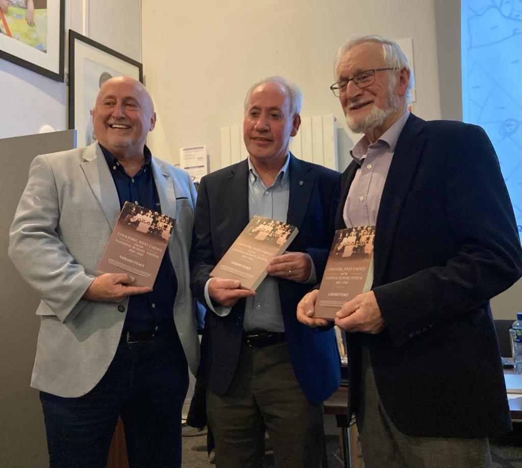 Our Head of Department, Prof Terence Dooley pictured with Gerard Fealy and Larry McDermott, at the book launch of Gerard Fealy's excellent study of Coolfore National School (Monaghan), on Fri 1 December in Carrickmacross.